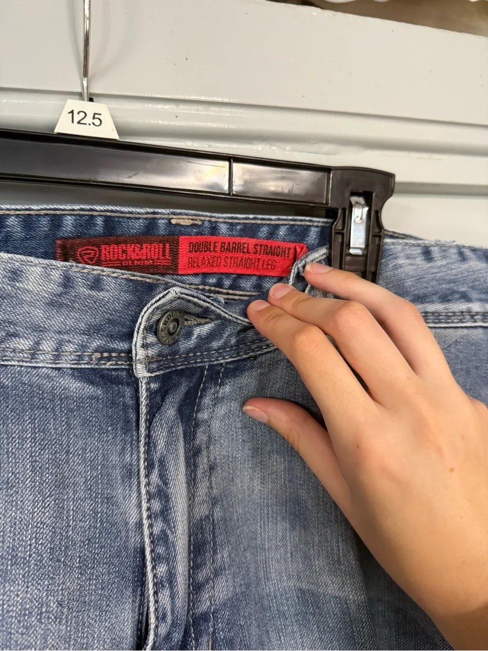 Rock & Roll Denim Double Barrel Straight Men’s Jeans - 36x38